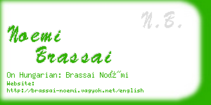 noemi brassai business card